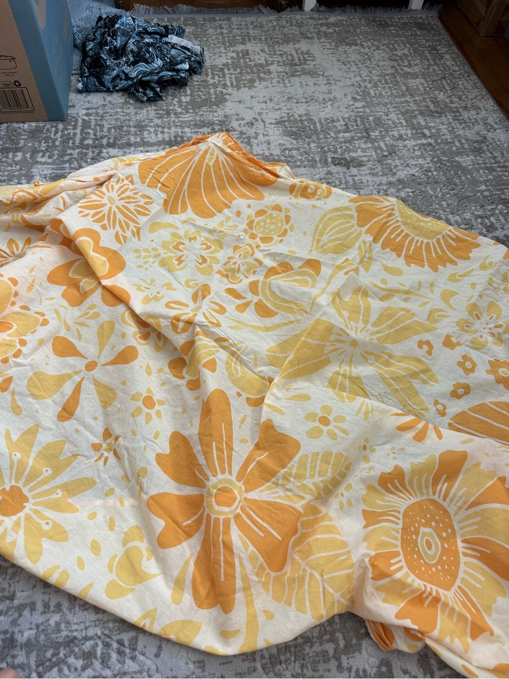 Aloha Xchng Yellow & Orange Floral Pareo